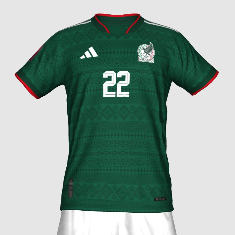 Mexico Home concept kit (World Cup 2022) PES Master Kit Creator