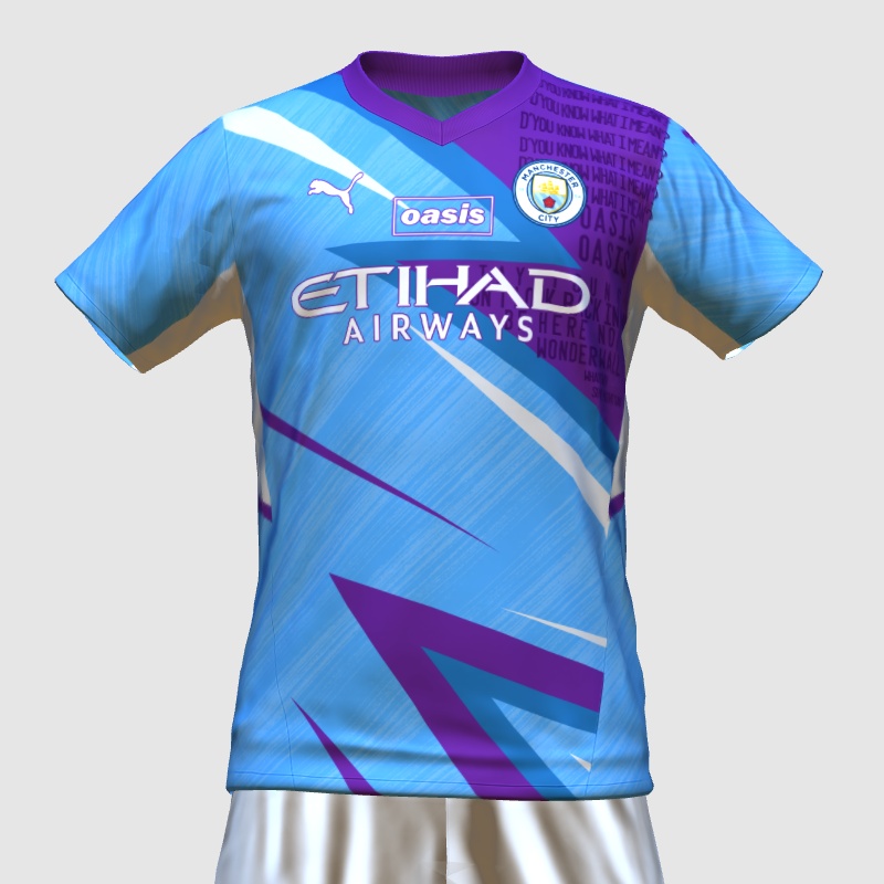 Oasis X Manchester City Concept PES Master Kit Creator Showcase
