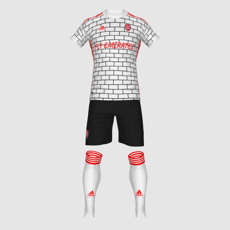 Pink Floyd Based Arsenal Away Kit PES Master Kit Creator Showcase
