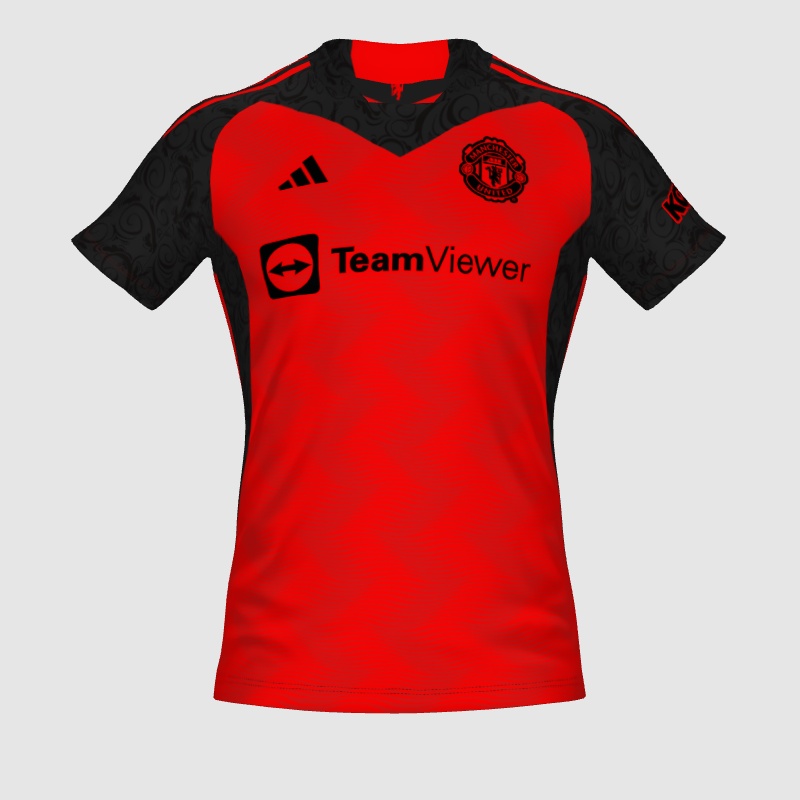 Man U red/black PES Master Kit Creator Showcase