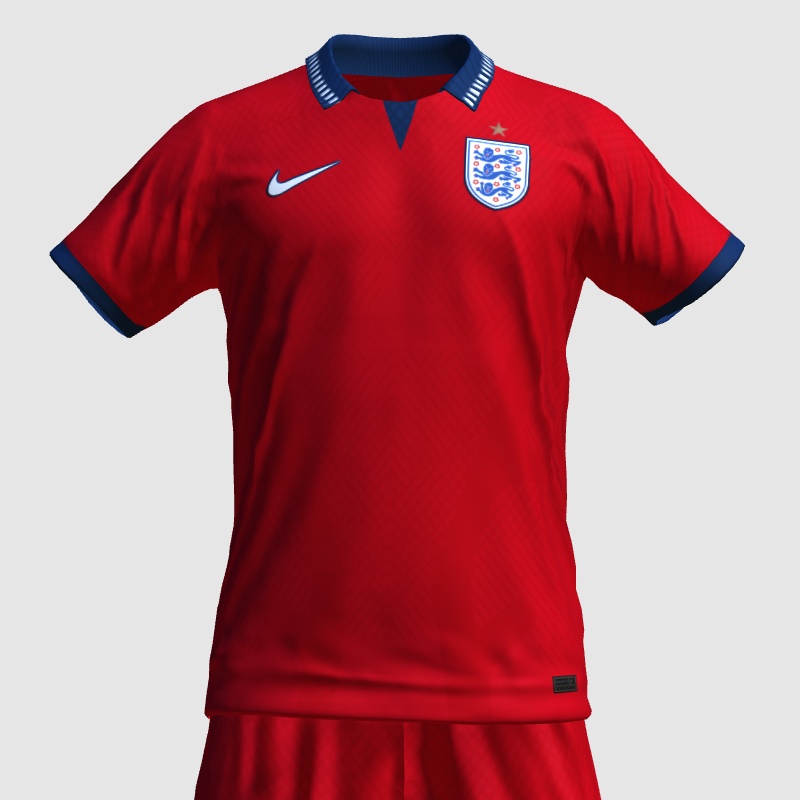England WC away 2022 - PES Master Kit Creator Showcase