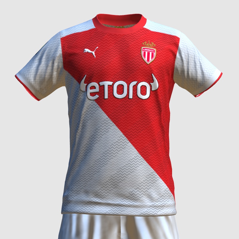 A.S. Monaco home kit concept - PES Master Kit Creator Showcase