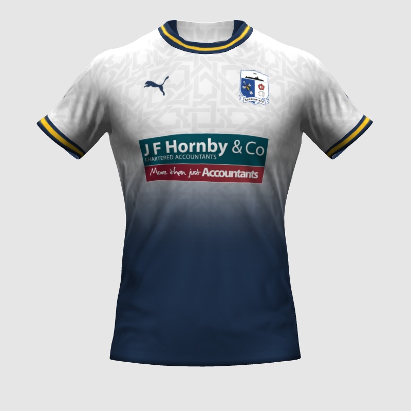 Barrow home kit 2023/24 PES Master Kit Creator Showcase