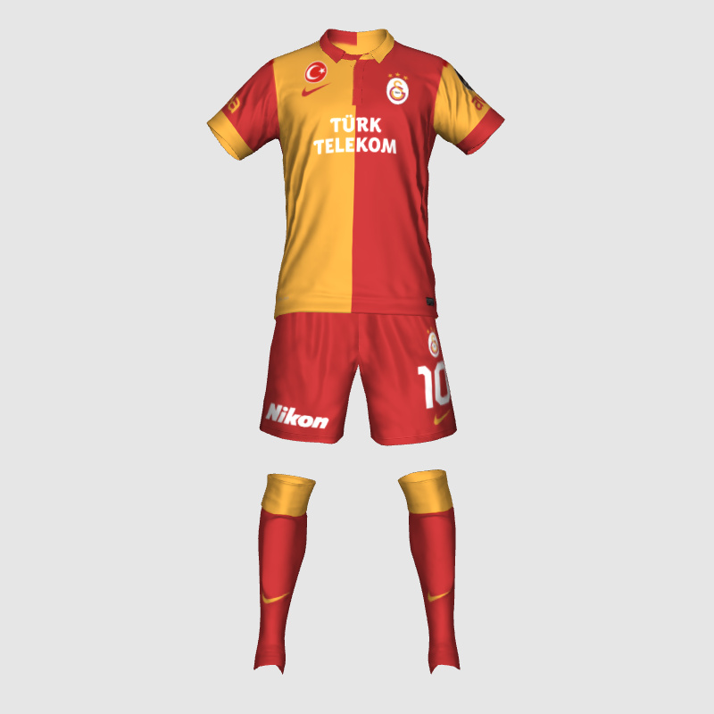 Galatasaray SK 201213 home kit PES Master Kit Creator Showcase