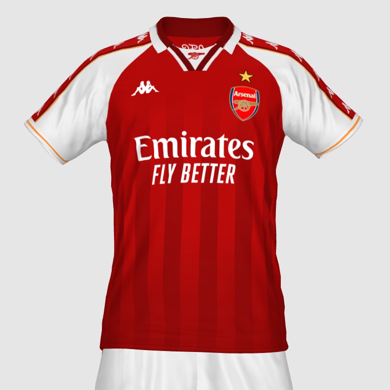 Arsenal 25th Anniversary Home Shirt PES Master Kit Creator Showcase
