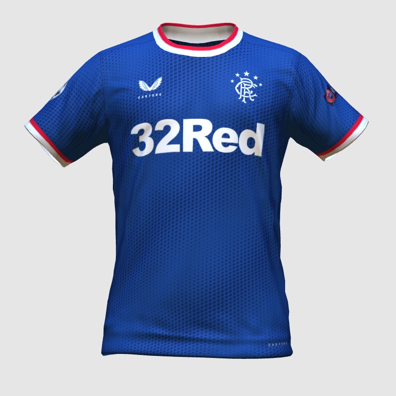 Rangers Home Kit Concept - PES Master Kit Creator Showcase