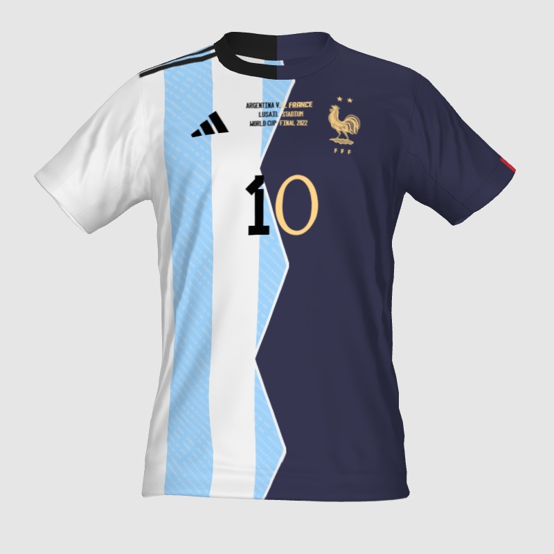 Argentina vs. France Half and Half Kit PES Master Kit Creator Showcase
