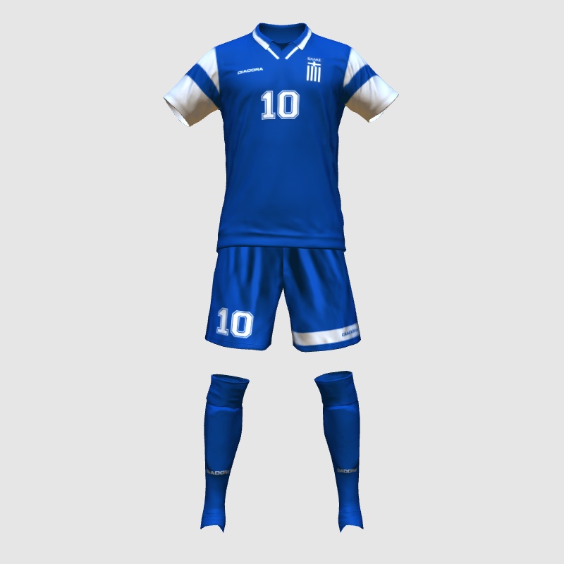 Greece WCQ 1998 Home PES Master Kit Creator Showcase