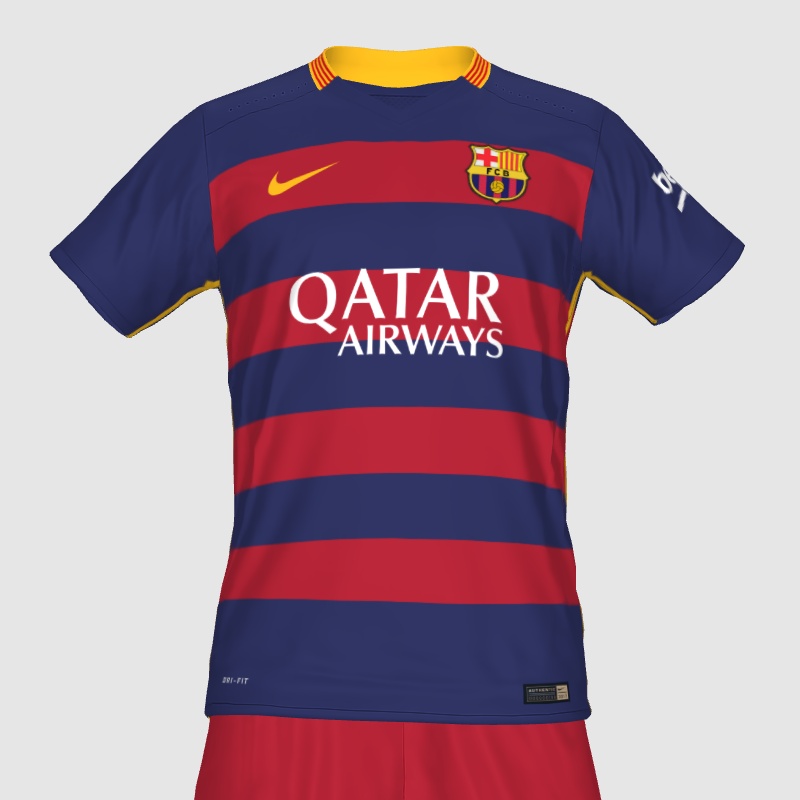 Barcelona 2015-16 Home - PES Master Kit Creator Showcase
