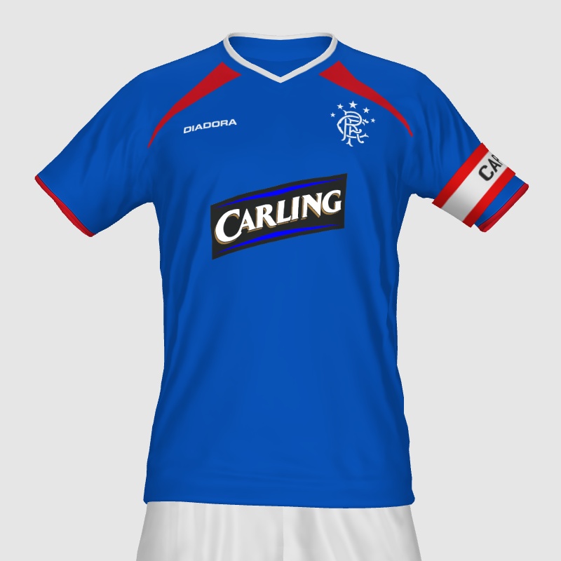 Rangers Home Kit 2003/05 PES Master Kit Creator Showcase