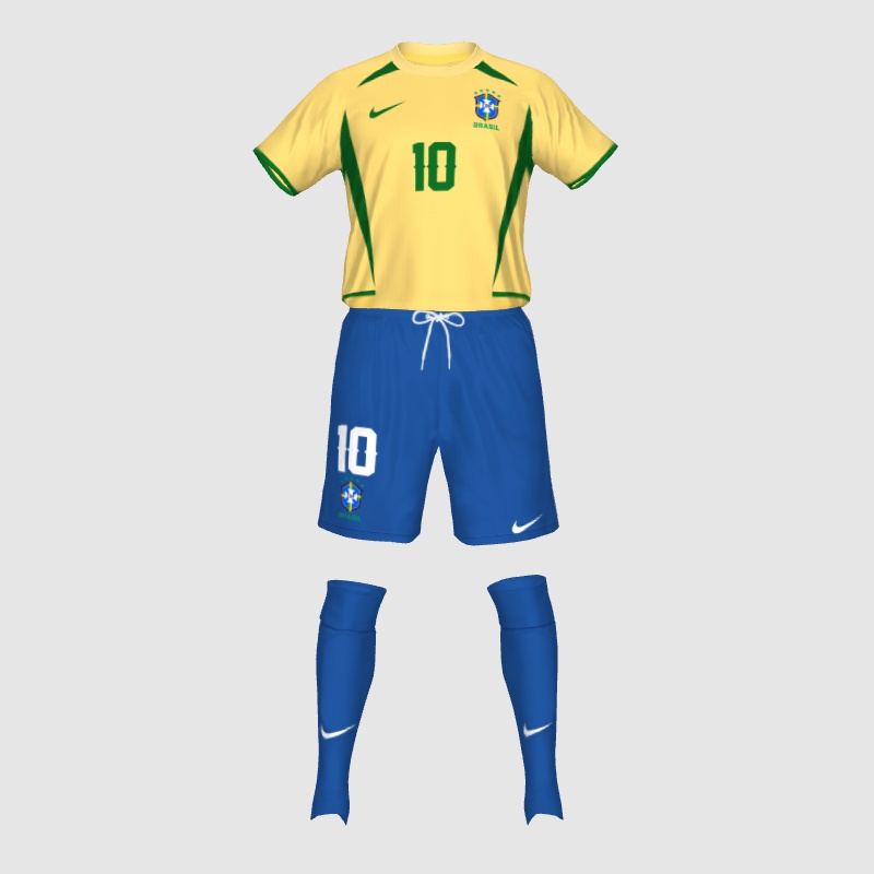 Ronaldinho kit Brazil 2002 PES Master Kit Creator Showcase