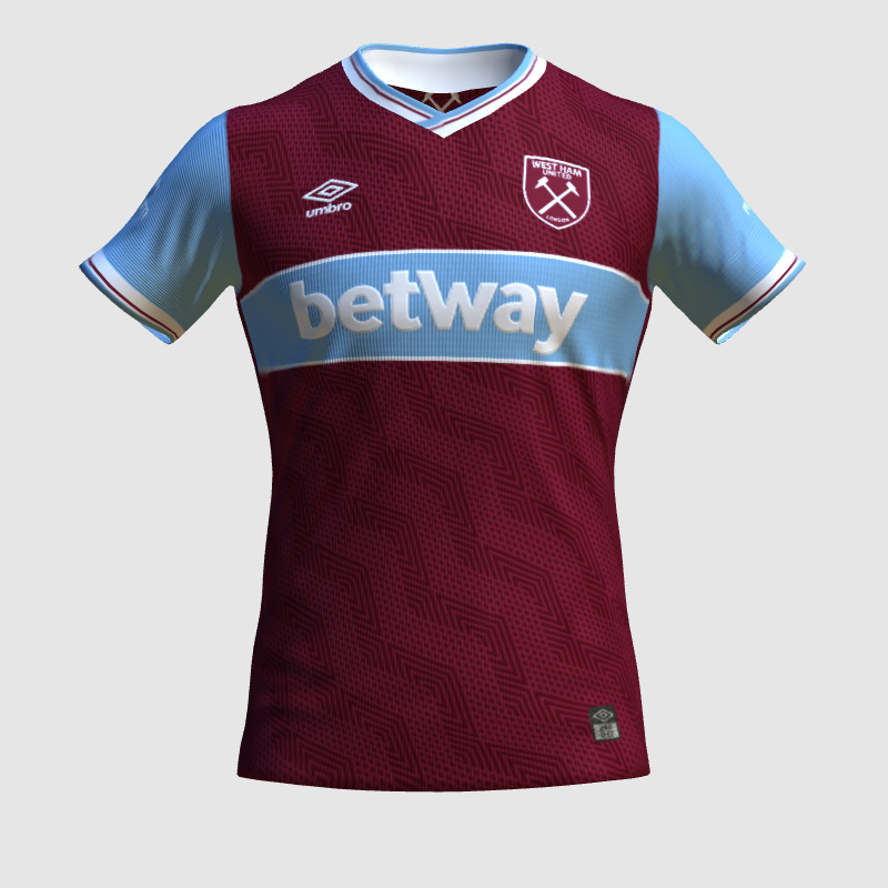 West Ham home PES Master Kit Creator Showcase
