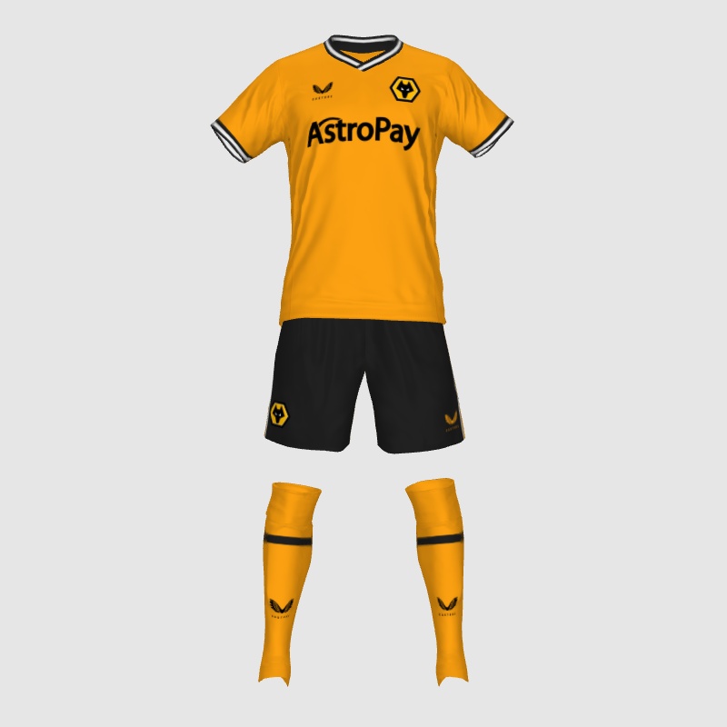 WOLVES HOME KIT 2324 PES Master Kit Creator Showcase
