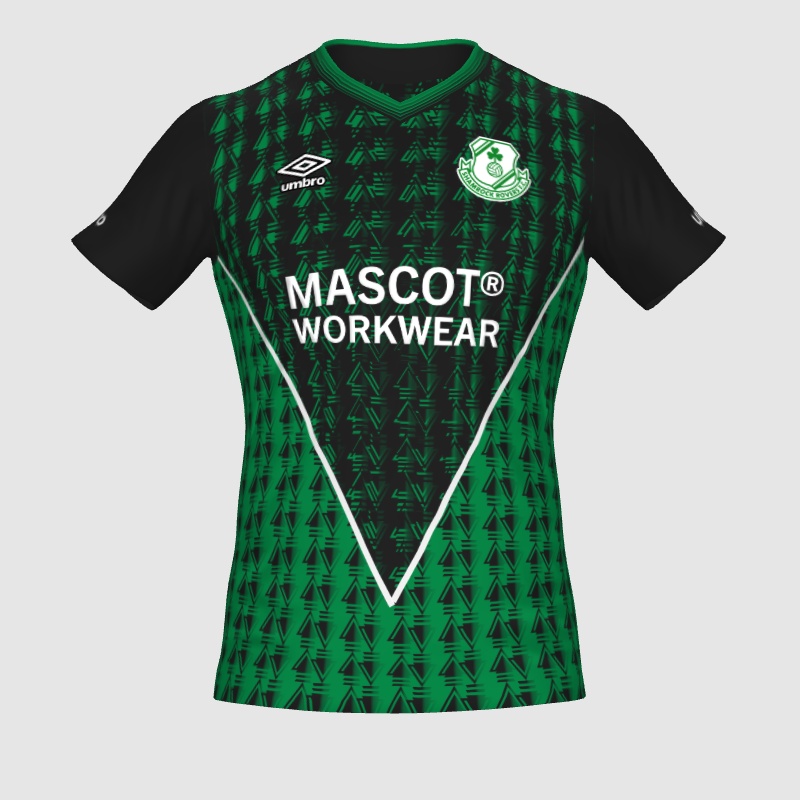 SHAMROCK ROVERS FC THIRD JERSEY TRIANGLES CONCEPT PES Master Kit