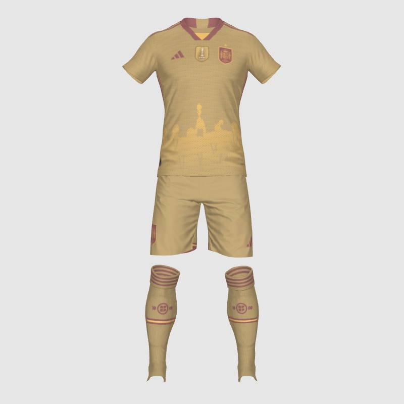 Spain Women's World Cup Champions Kit Competition PES Master Kit