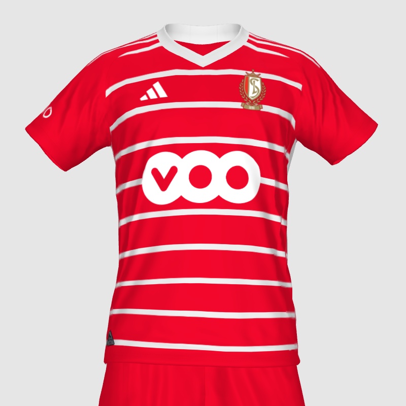 Standard Liège Home 23/24 PES Master Kit Creator Showcase