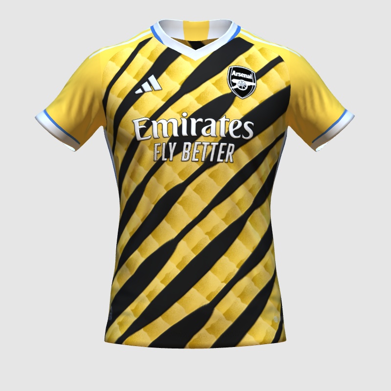 Arsenal Away Kit Fixed - PES Master Kit Creator Showcase