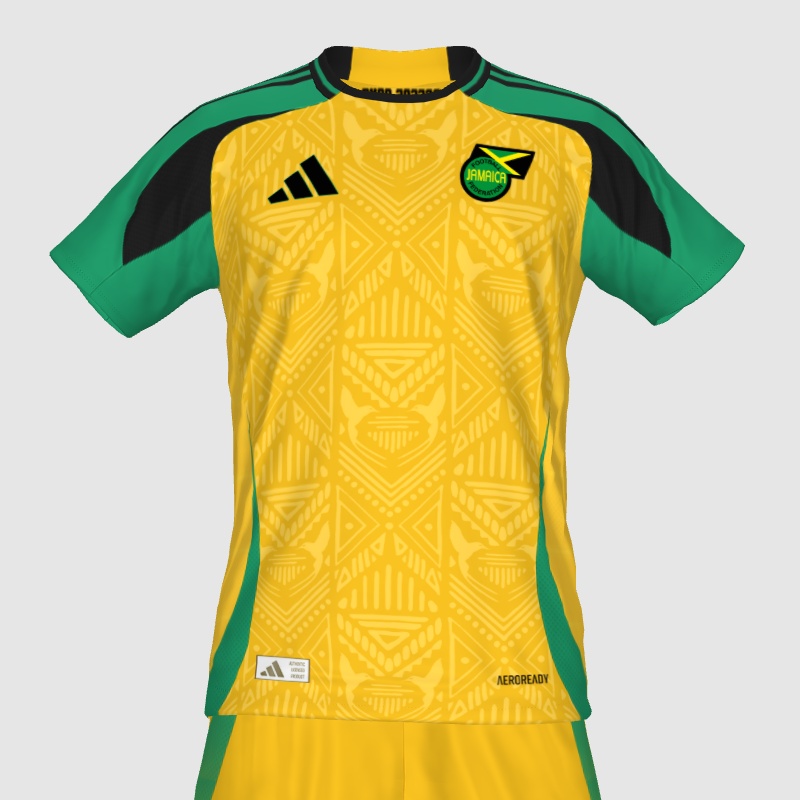 Jamaica home 2025 - PES Master Kit Creator Showcase